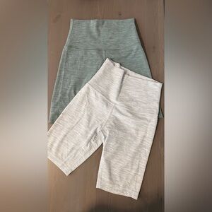 Lululemon Align Biker Shorts set of 2
